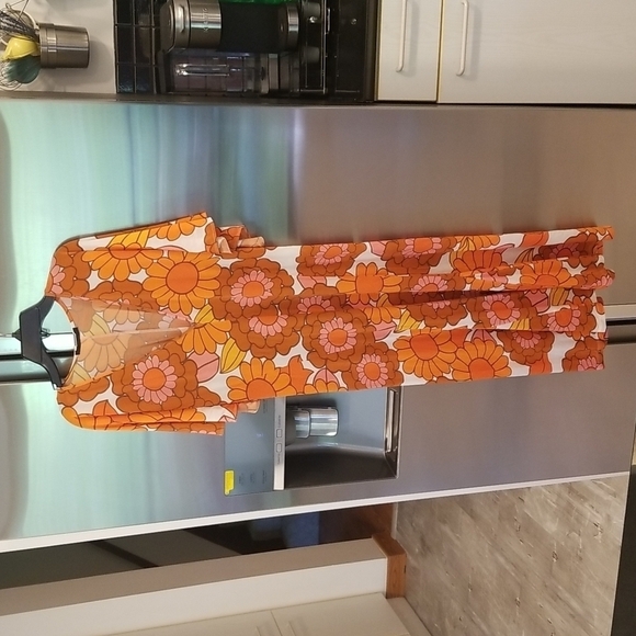 💕DODO BAR OR💕 Valeria Dress ~ Floral Print 46 Vintage Inspired 70s Woodstock - Picture 7 of 14